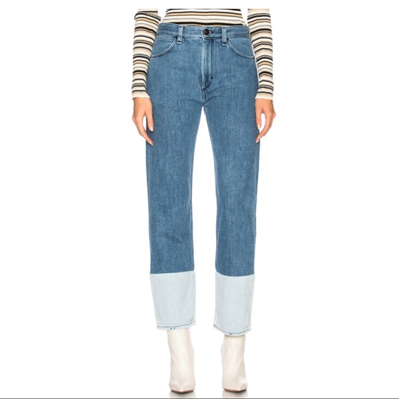 rag and bone two tone jeans